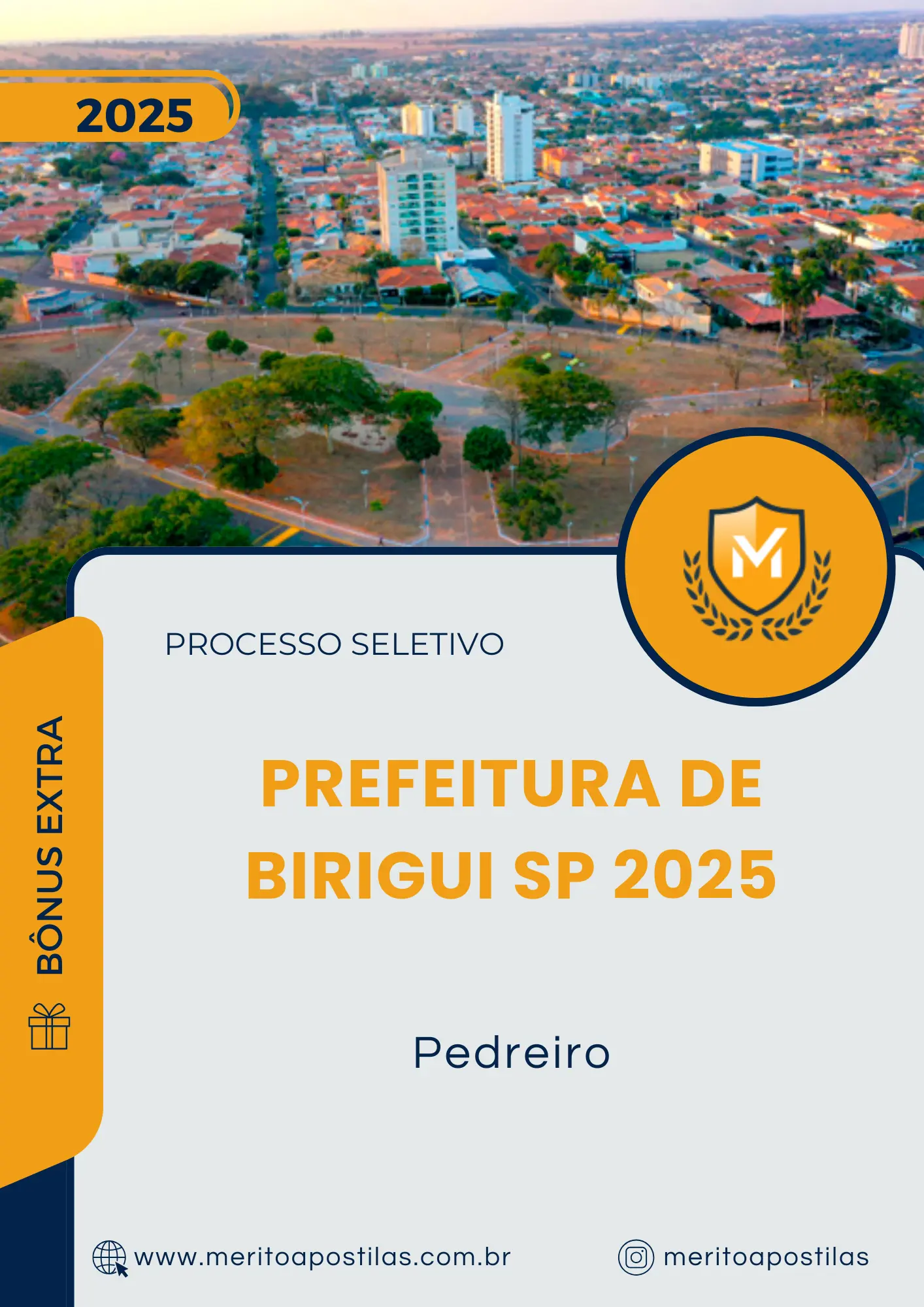 Apostila Pedreiro Prefeitura de Birigui SP 2025