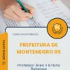 Apostila Professor Área II Ensino Religioso Prefeitura de Montenegro RS 2025