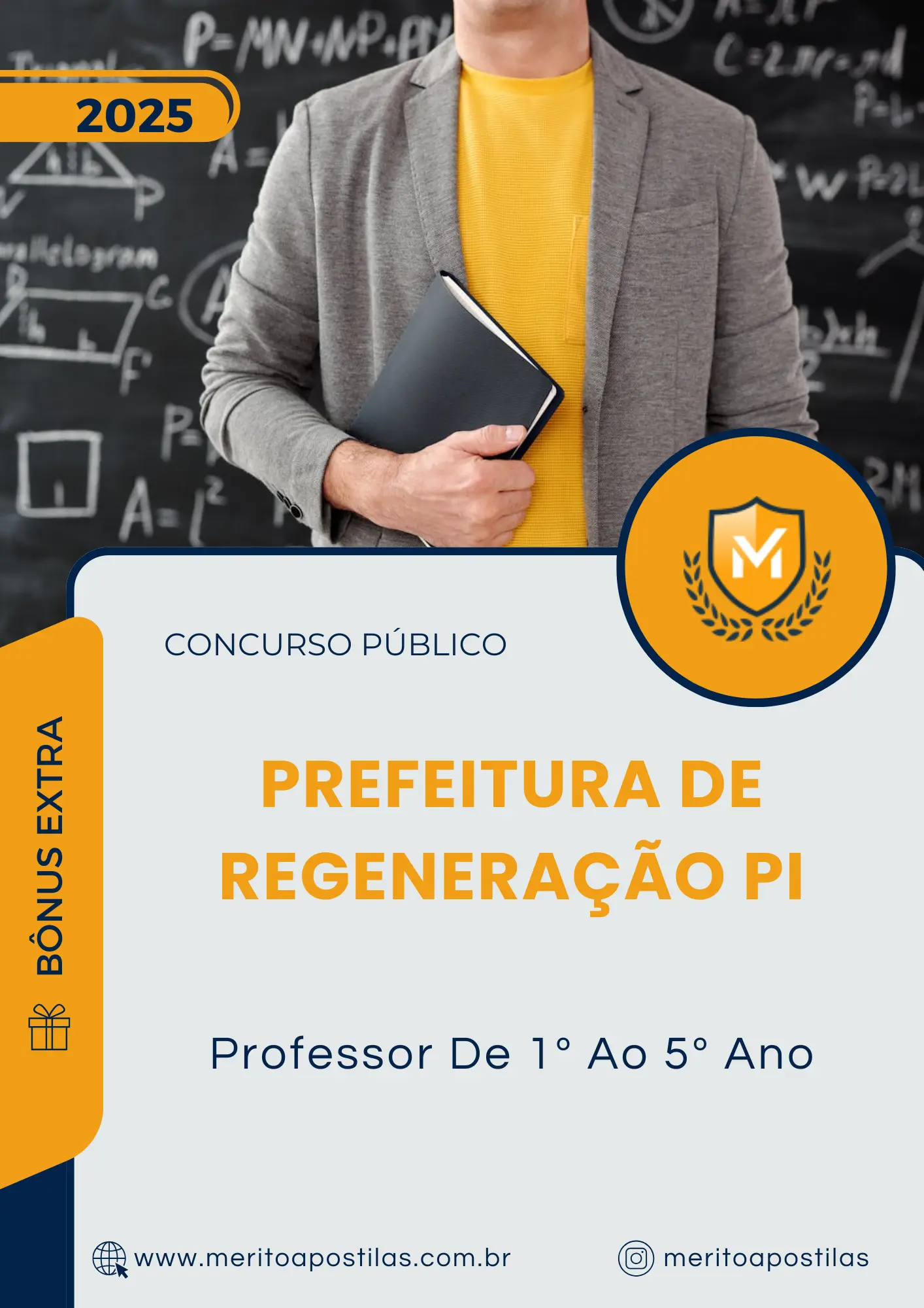 Apostila Professor De 1 Ao 5 Ano Prefeitura de Regeneração PI 2025