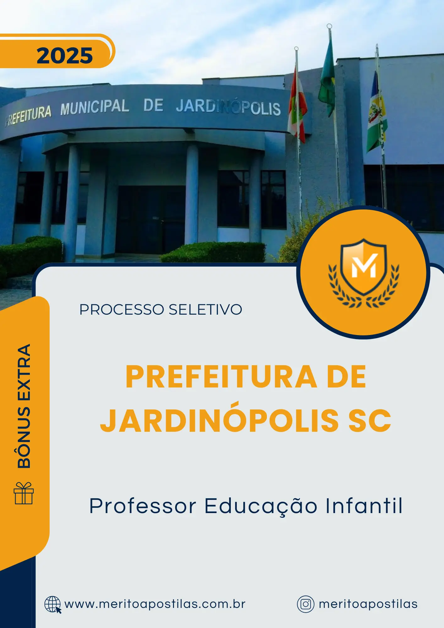 Apostila Professor Educação Infantil Prefeitura de Jardinópolis SC 2025