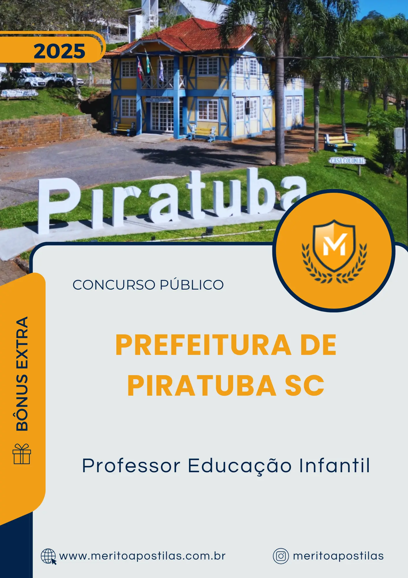 Apostila Professor Educação Infantil Prefeitura de Piratuba SC 2025