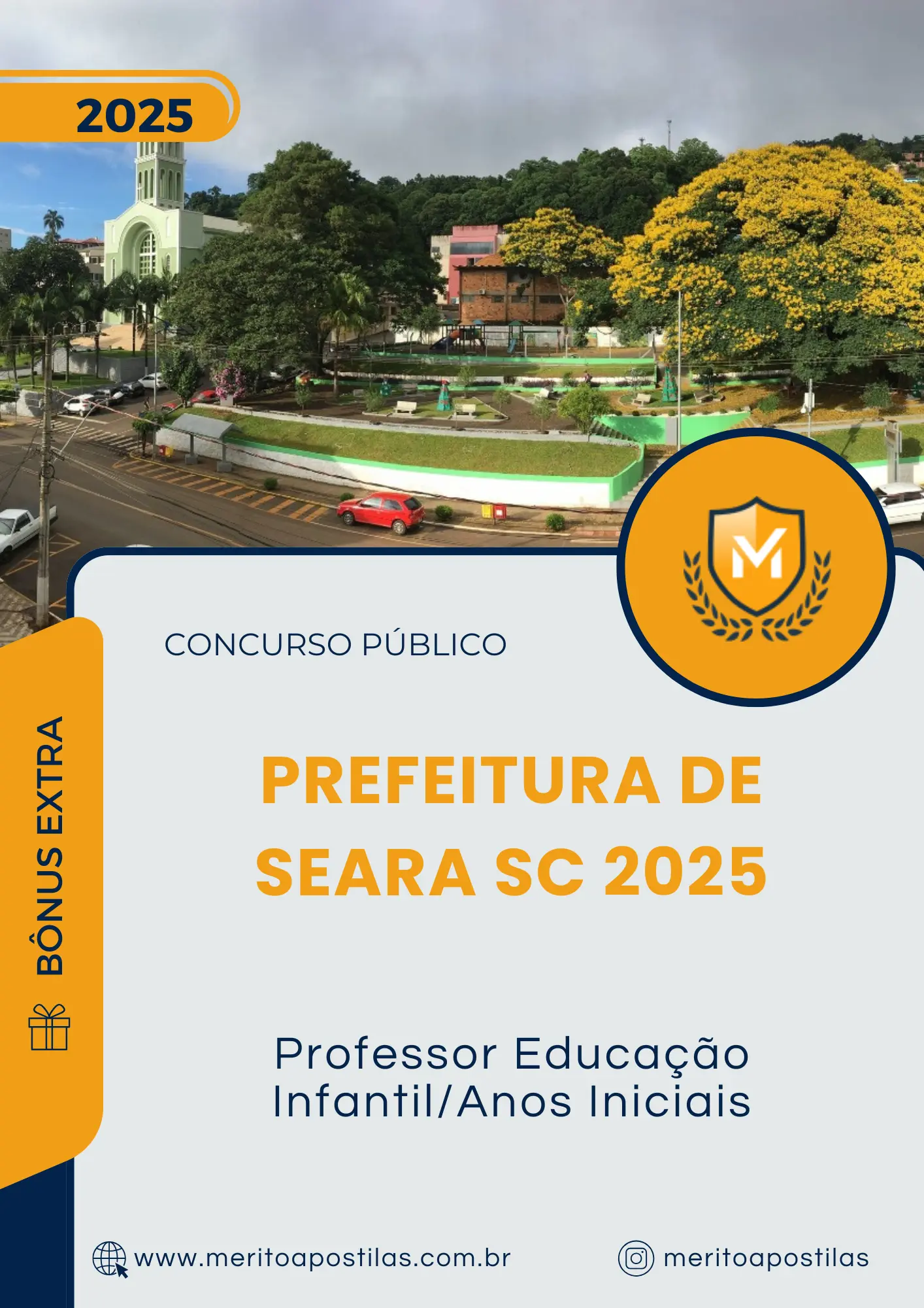 Apostila Professor Educação Infantil Anos Iniciais Prefeitura de Seara SC 2025