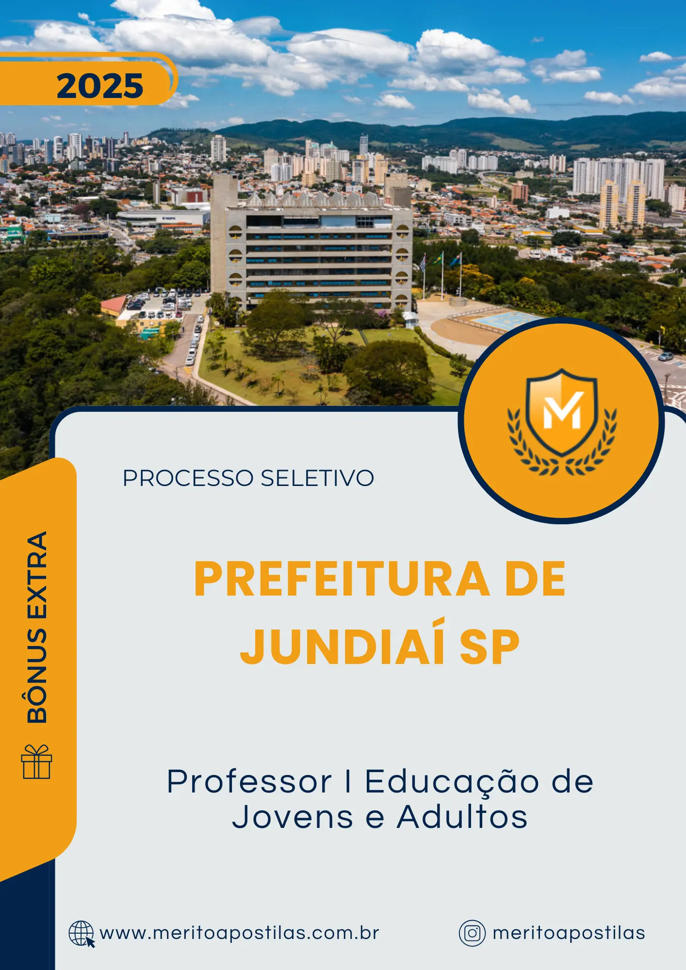 Apostila Professor I Educação de Jovens e Adultos Prefeitura de Jundiaí SP 2025