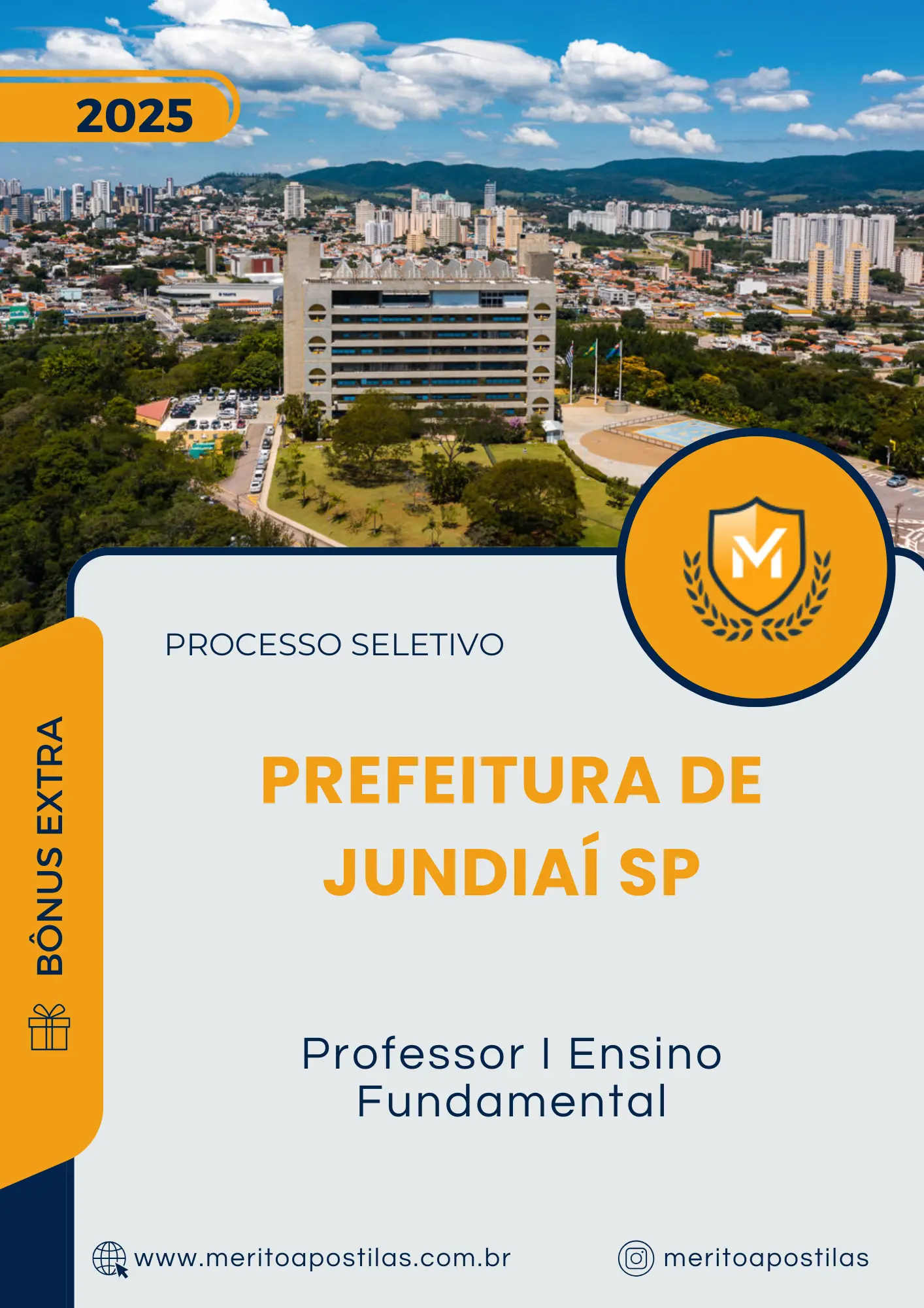 Apostila Professor I Ensino Fundamental Prefeitura de Jundiaí SP 2025