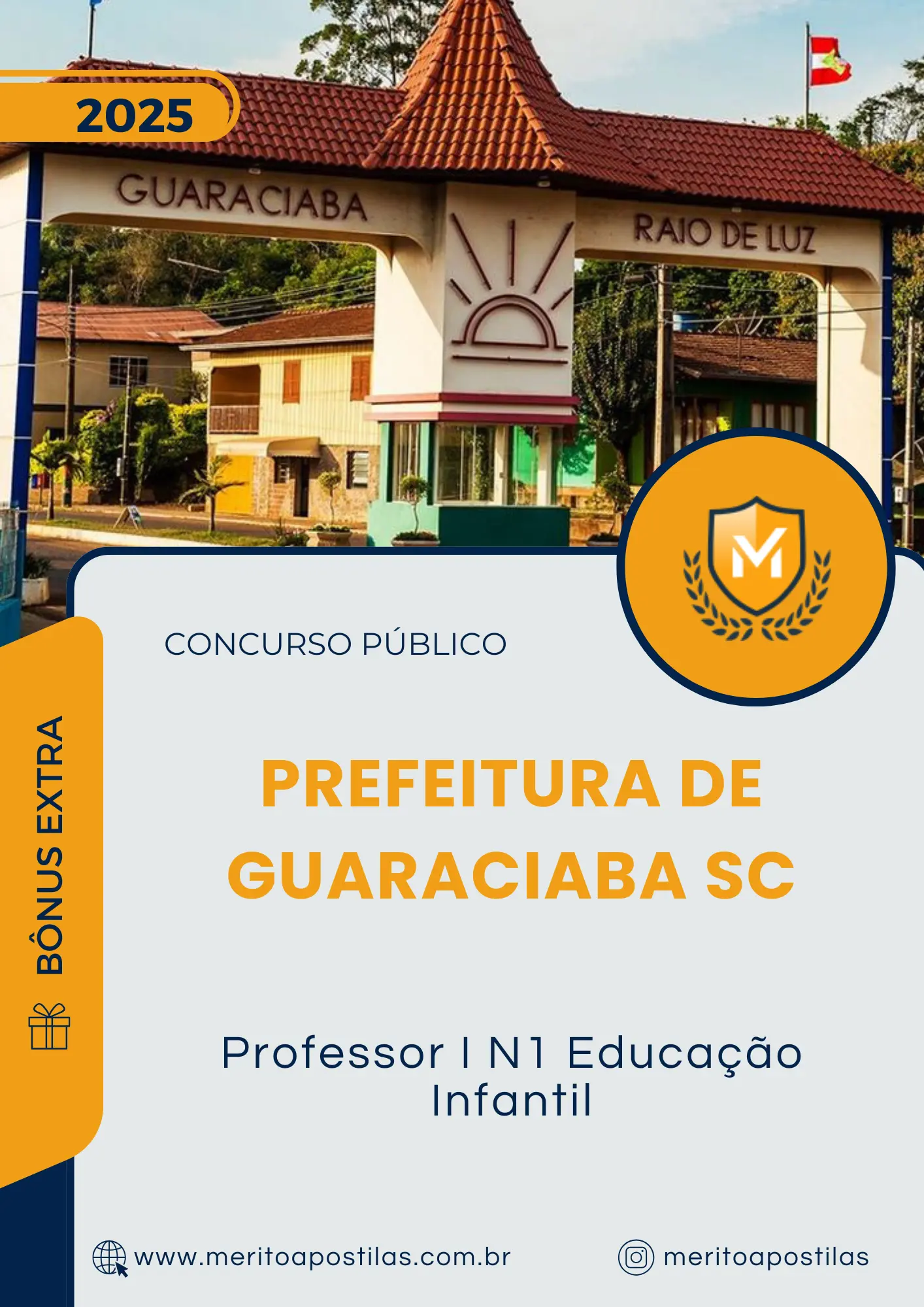 Apostila Professor I N1 Educação Infantil Prefeitura de Guaraciaba SC 2025