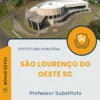 Apostila Professor Substituto Prefeitura de São Lourenço do Oeste SC 2025