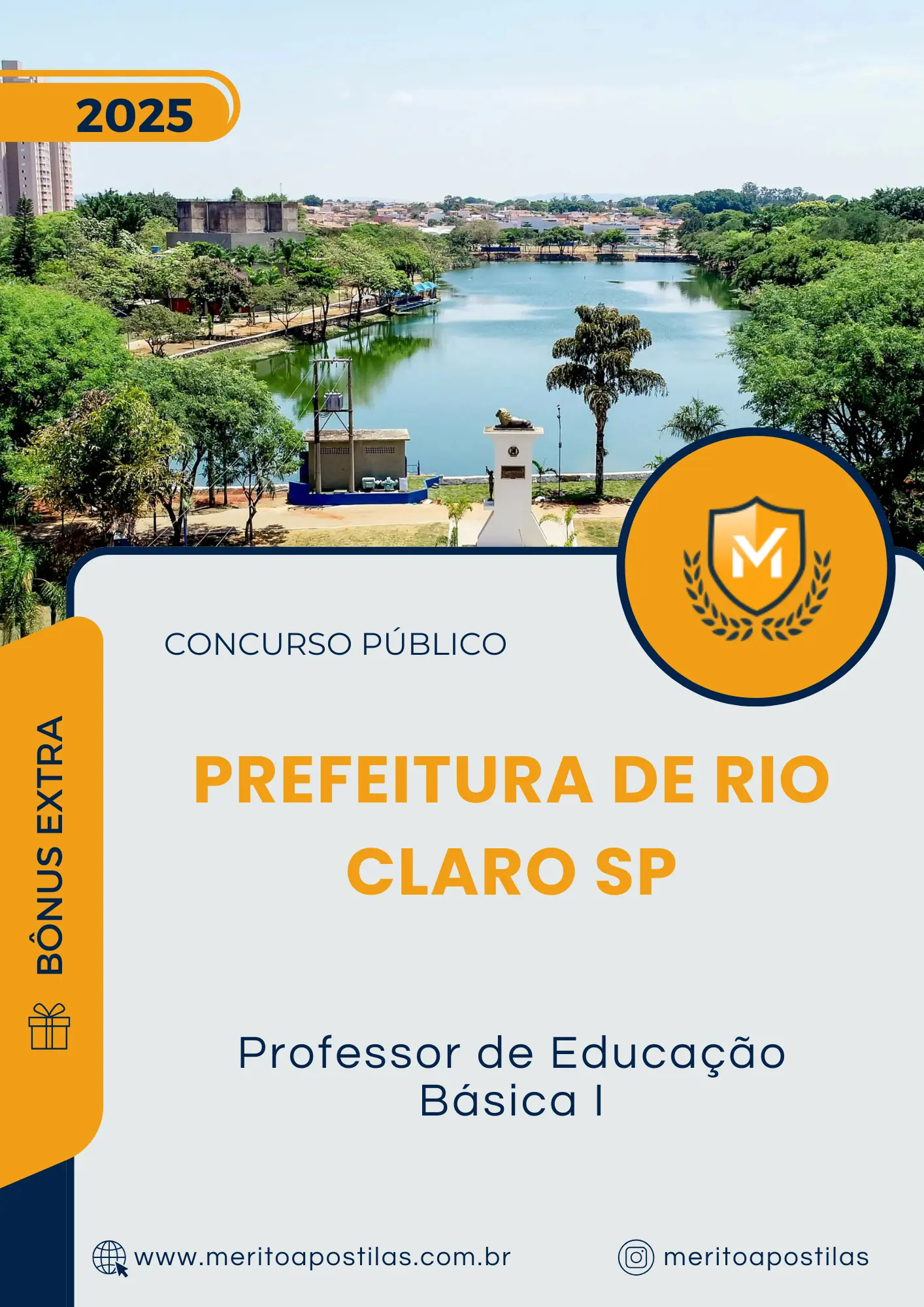Apostila Professor de Educação Básica I Prefeitura de Rio Claro SP 2025