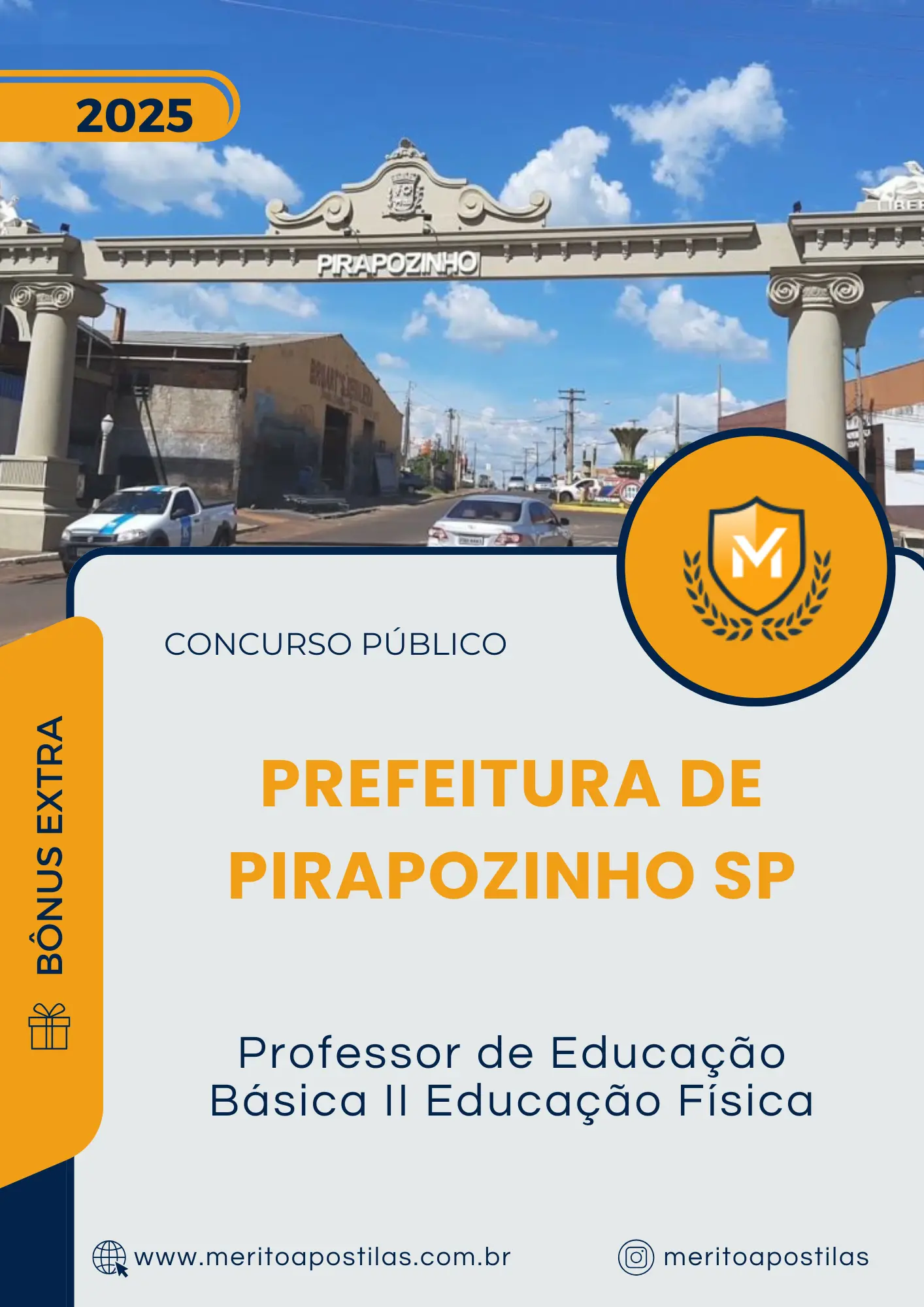 Apostila Professor de Educação Básica II Educação Física Prefeitura de Pirapozinho SP 2025