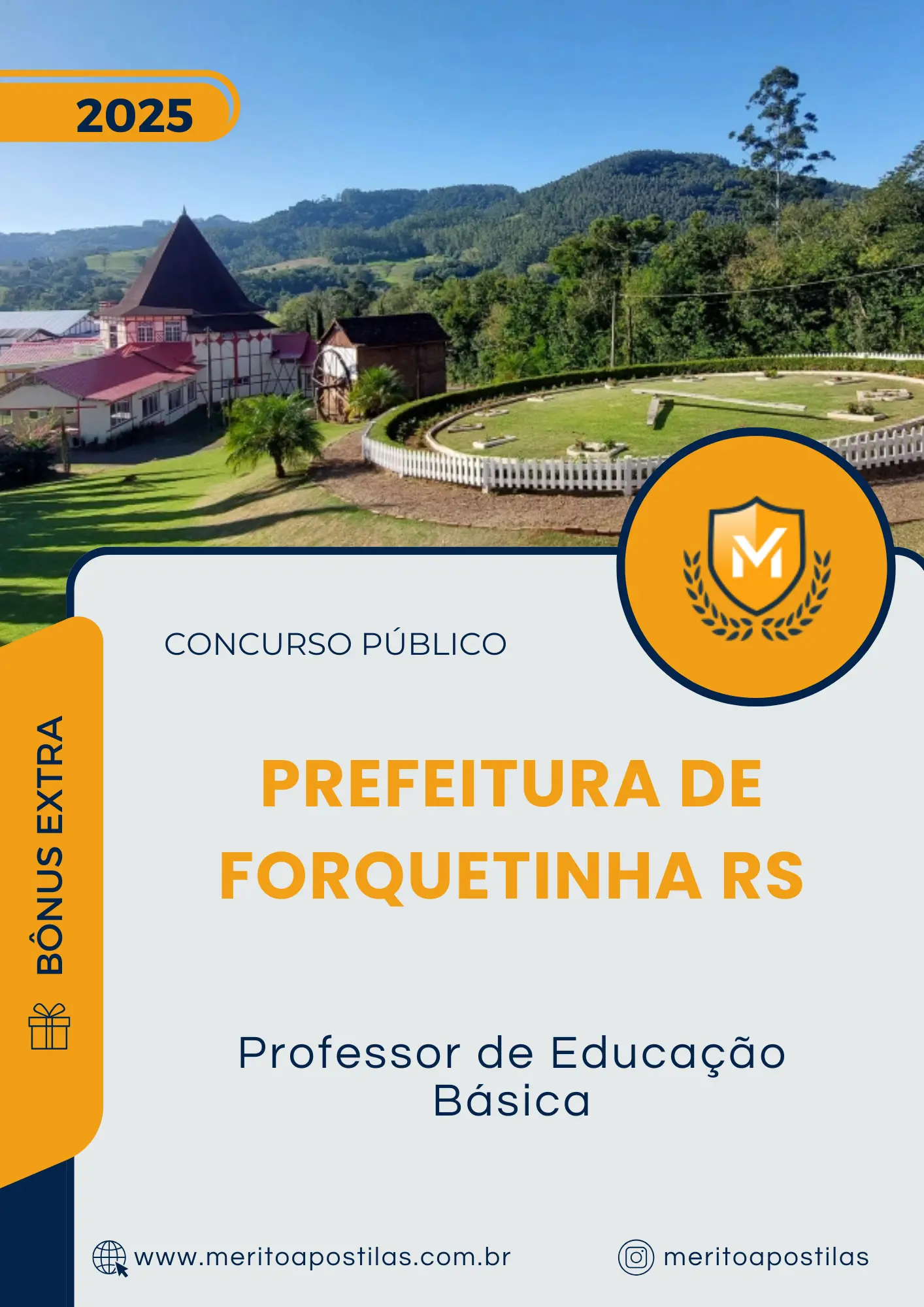 Apostila Professor de Educação Básica Prefeitura de Forquetinha RS 2025