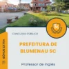 Apostila Professor de Inglês Prefeitura de Blumenau SC 2025