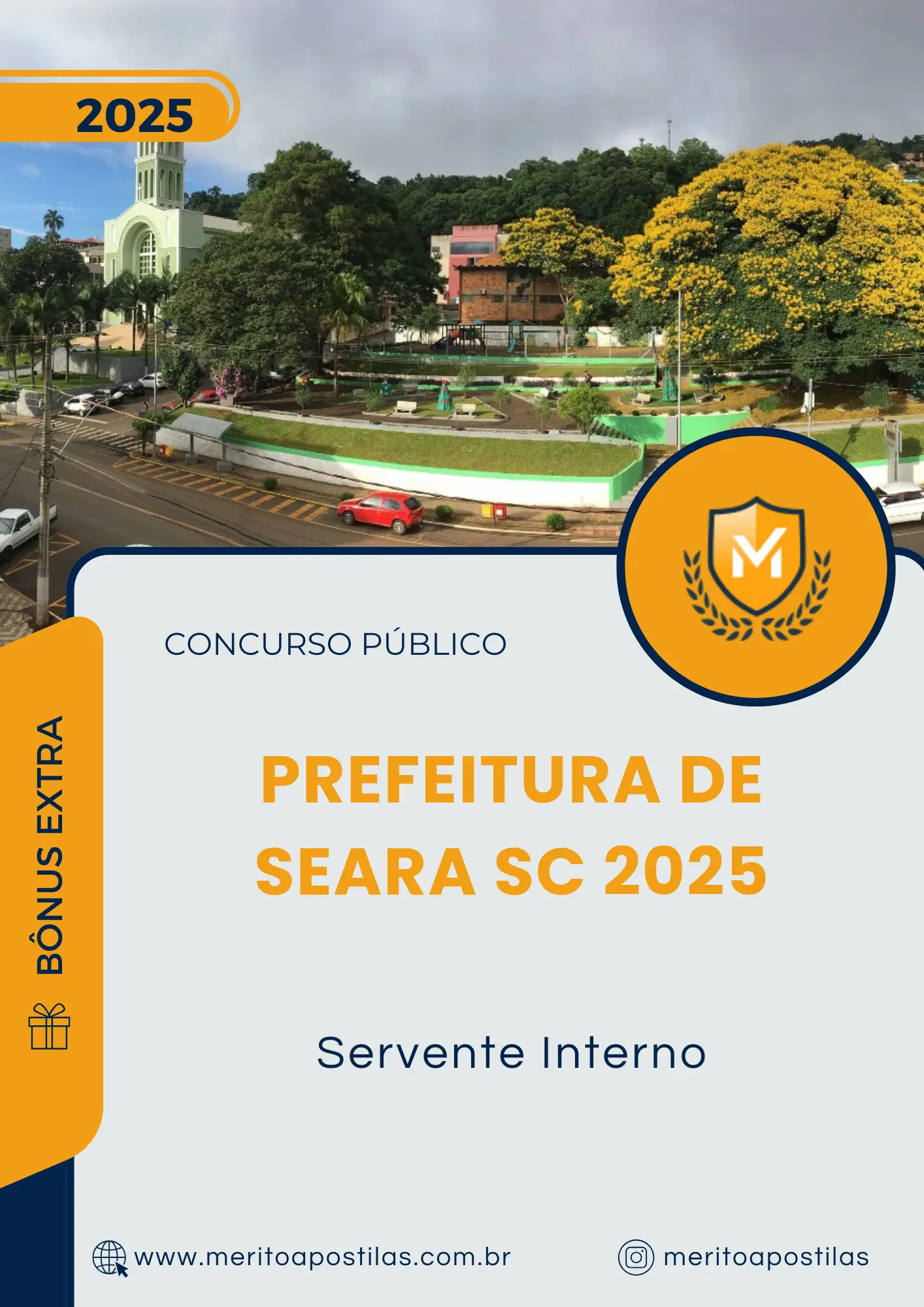 Apostila Servente Interno Prefeitura de Seara SC 2025