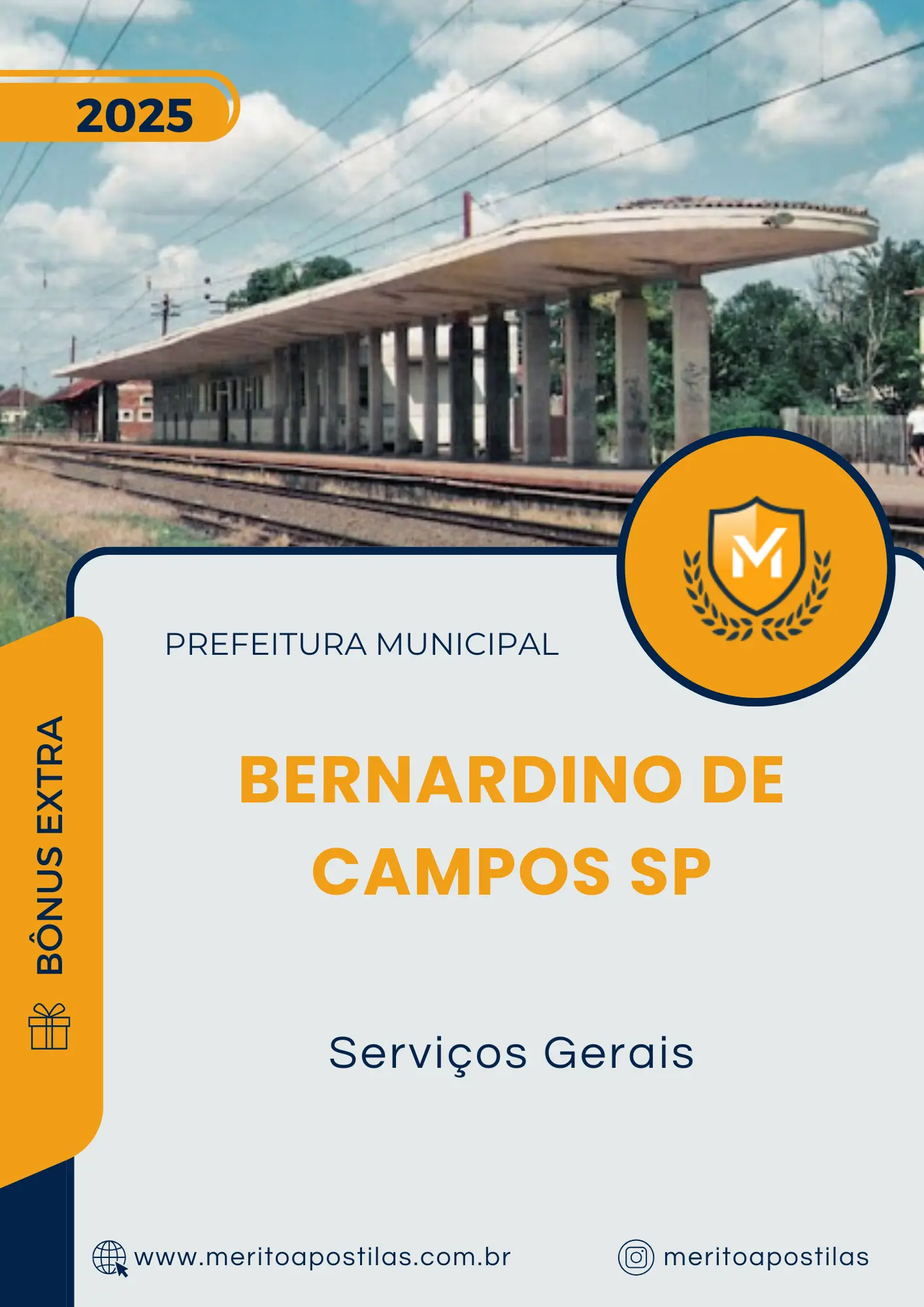 Apostila Serviços Gerais Prefeitura de Bernardino de Campos SP 2025