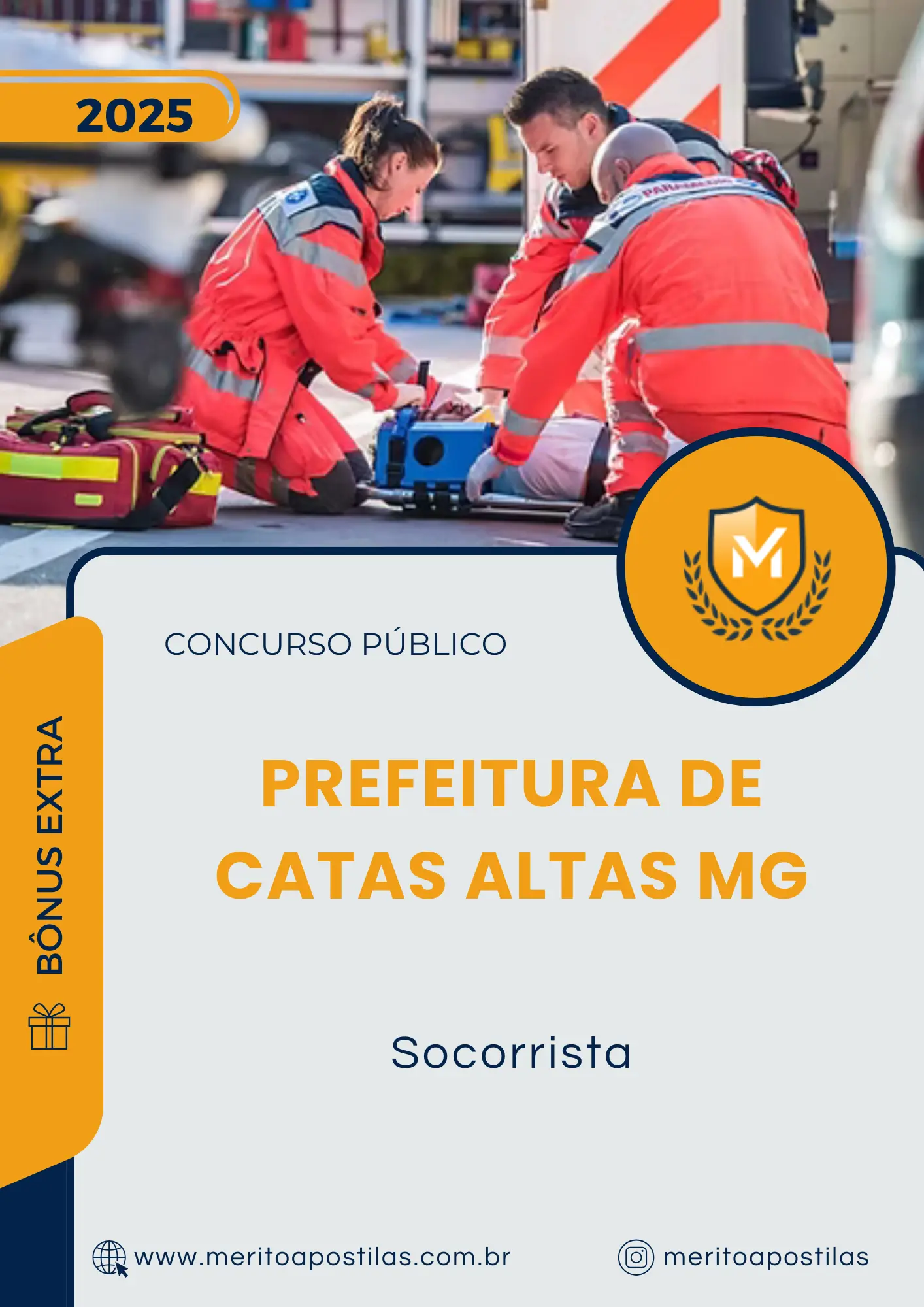 Apostila Socorrista Prefeitura de Catas Altas MG 2025