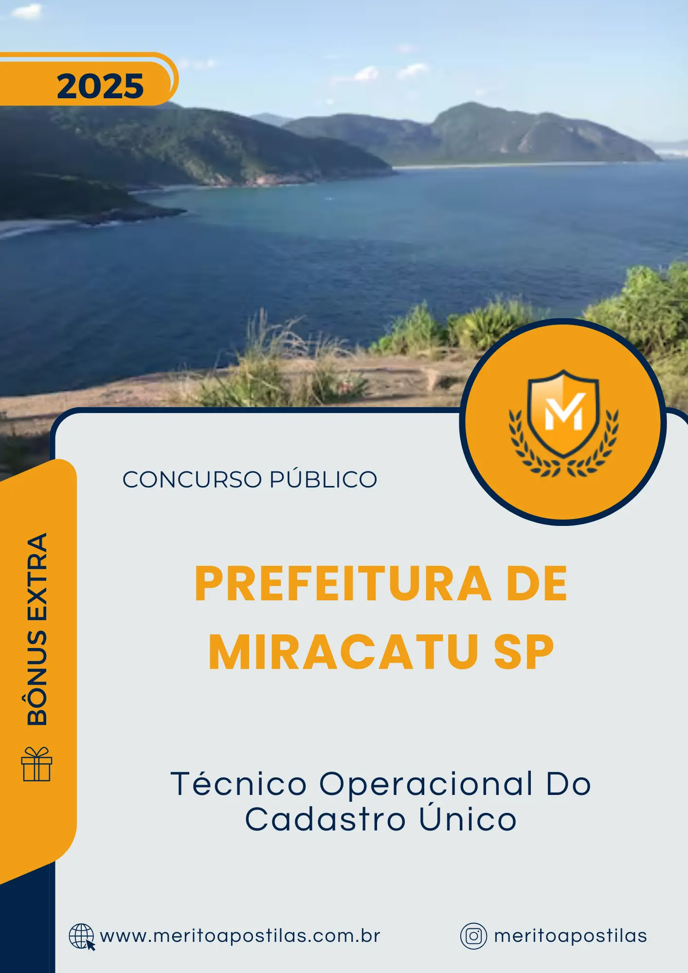 Apostila Técnico Operacional Do Cadastro Único Prefeitura de Miracatu SP 2025