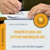 Apostila Técnico em Enfermagem Prefeitura de Vitor Meireles SC 2025