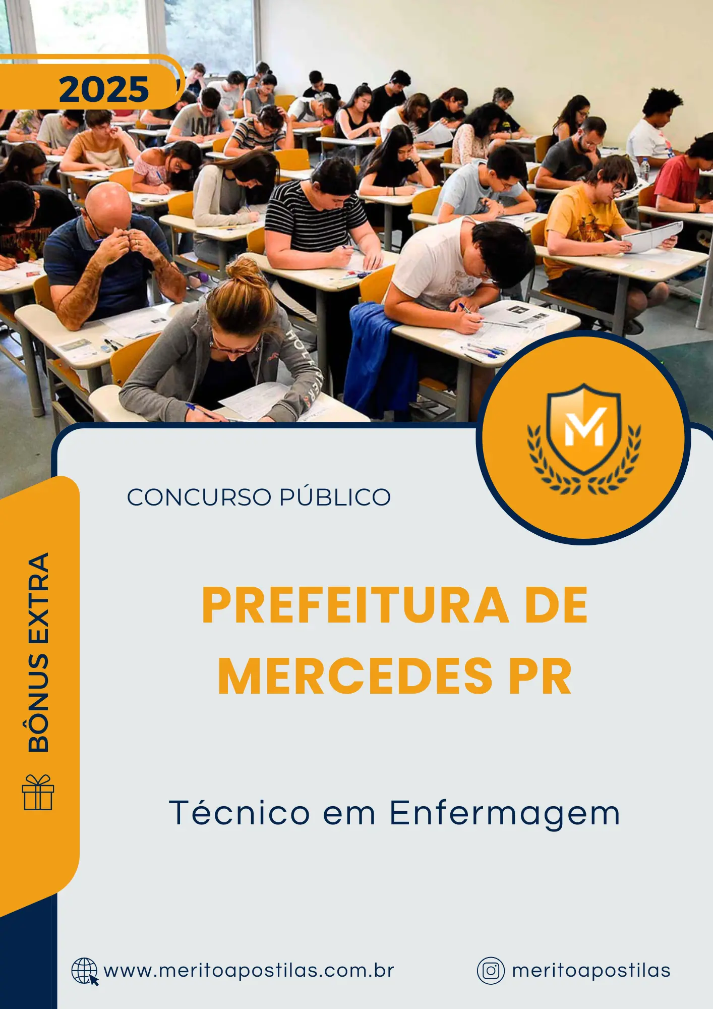 Apostila Técnico em Enfermagem Prefeitura de Mercedes PR 2025