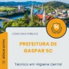 Apostila Técnico em Higiene Dental Prefeitura de Gaspar SC 2025