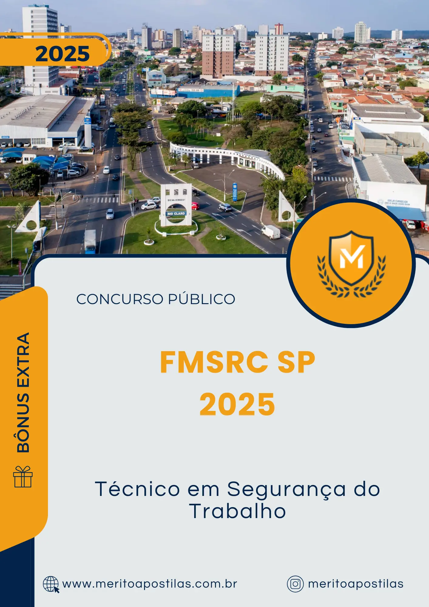 Apostila Técnico em Segurança do Trabalho Concurso Público FMSRC SP 2025