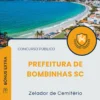 Apostila Zelador de Cemitério Prefeitura de Bombinhas SC 2025