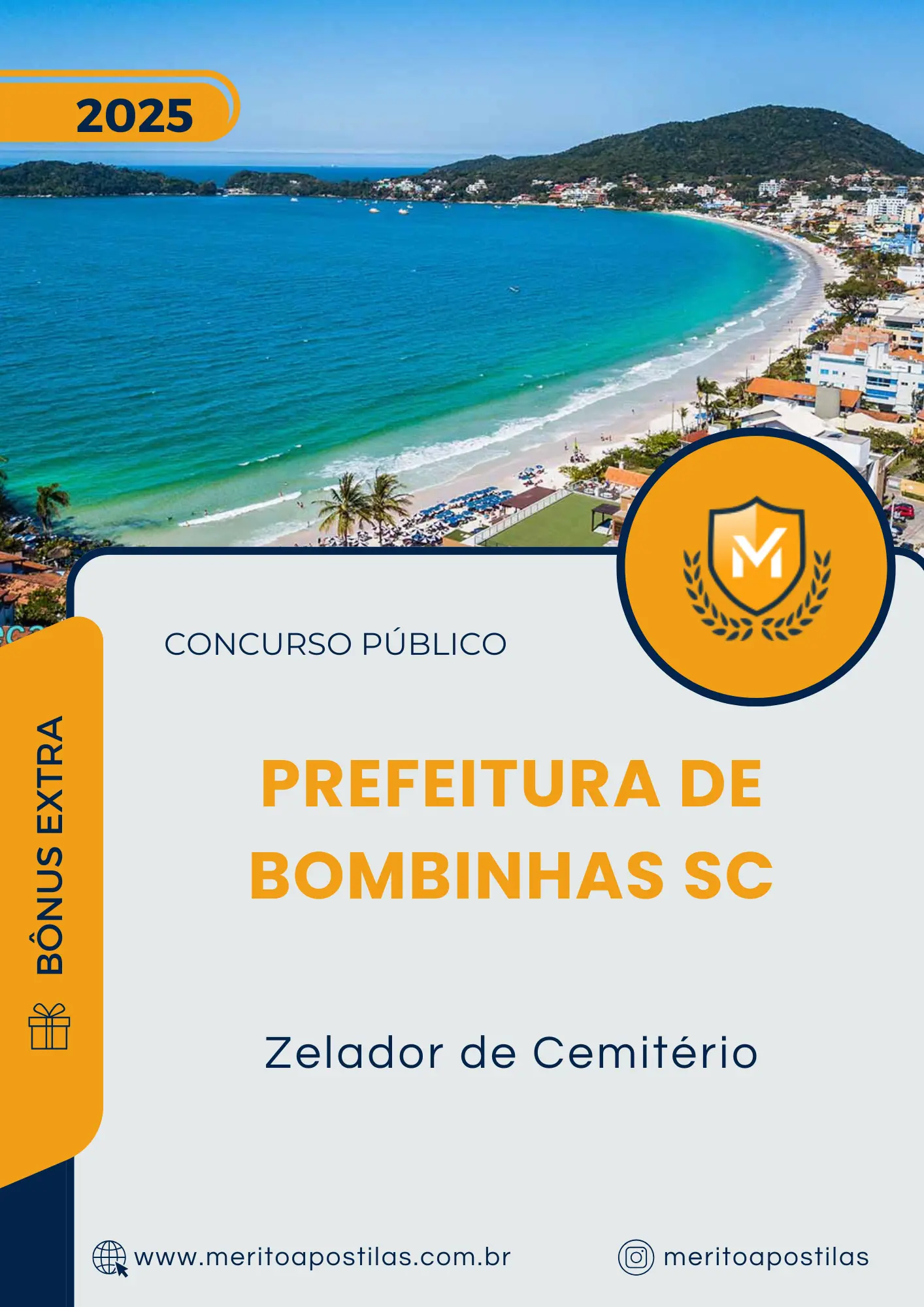 Apostila Zelador de Cemitério Prefeitura de Bombinhas SC 2025