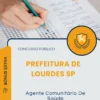 Apostila Agente Comunitário De Saúde Prefeitura de Lourdes SP 2025