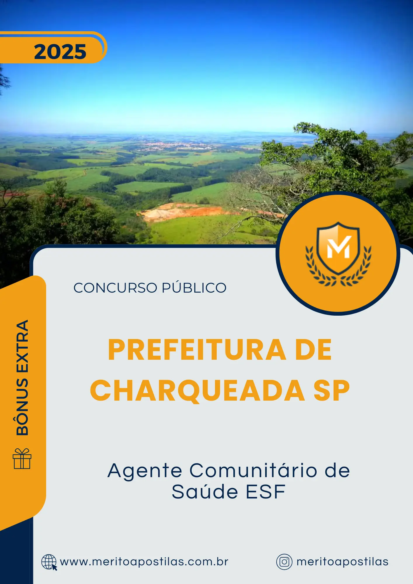 Apostila Agente Comunitário de Saúde ESF Prefeitura de Charqueada SP 2025