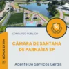 Apostila Auxiliar de Serviços Gerais Câmara de Santana de Parnaíba SP 2025