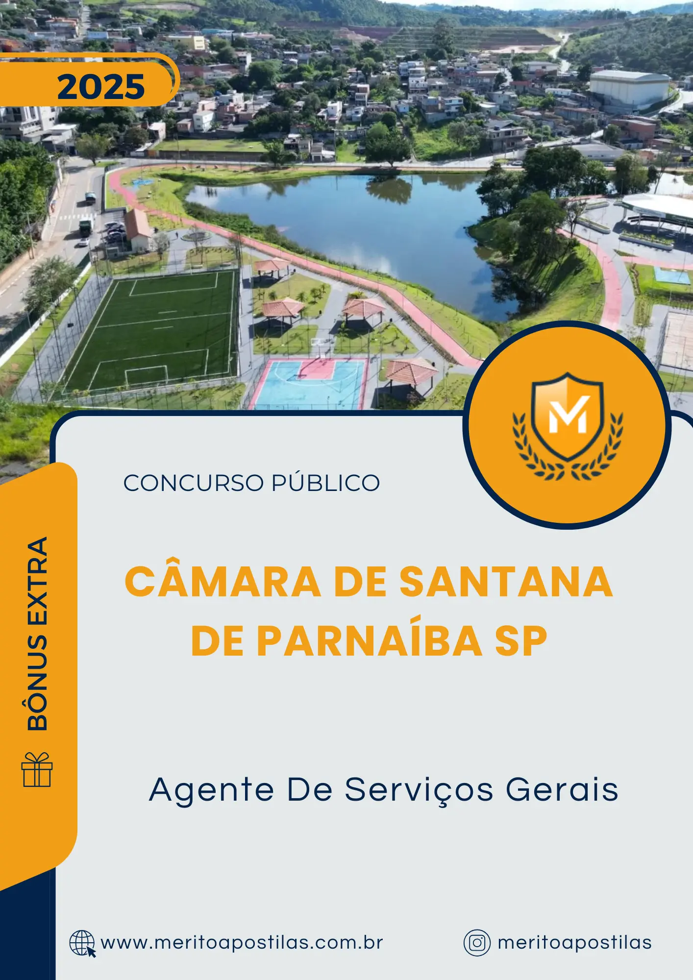 Apostila Auxiliar de Serviços Gerais Câmara de Santana de Parnaíba SP 2025