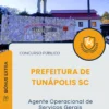 Apostila Agente Operacional de Serviços Gerais Prefeitura de Tunápolis SC 2025