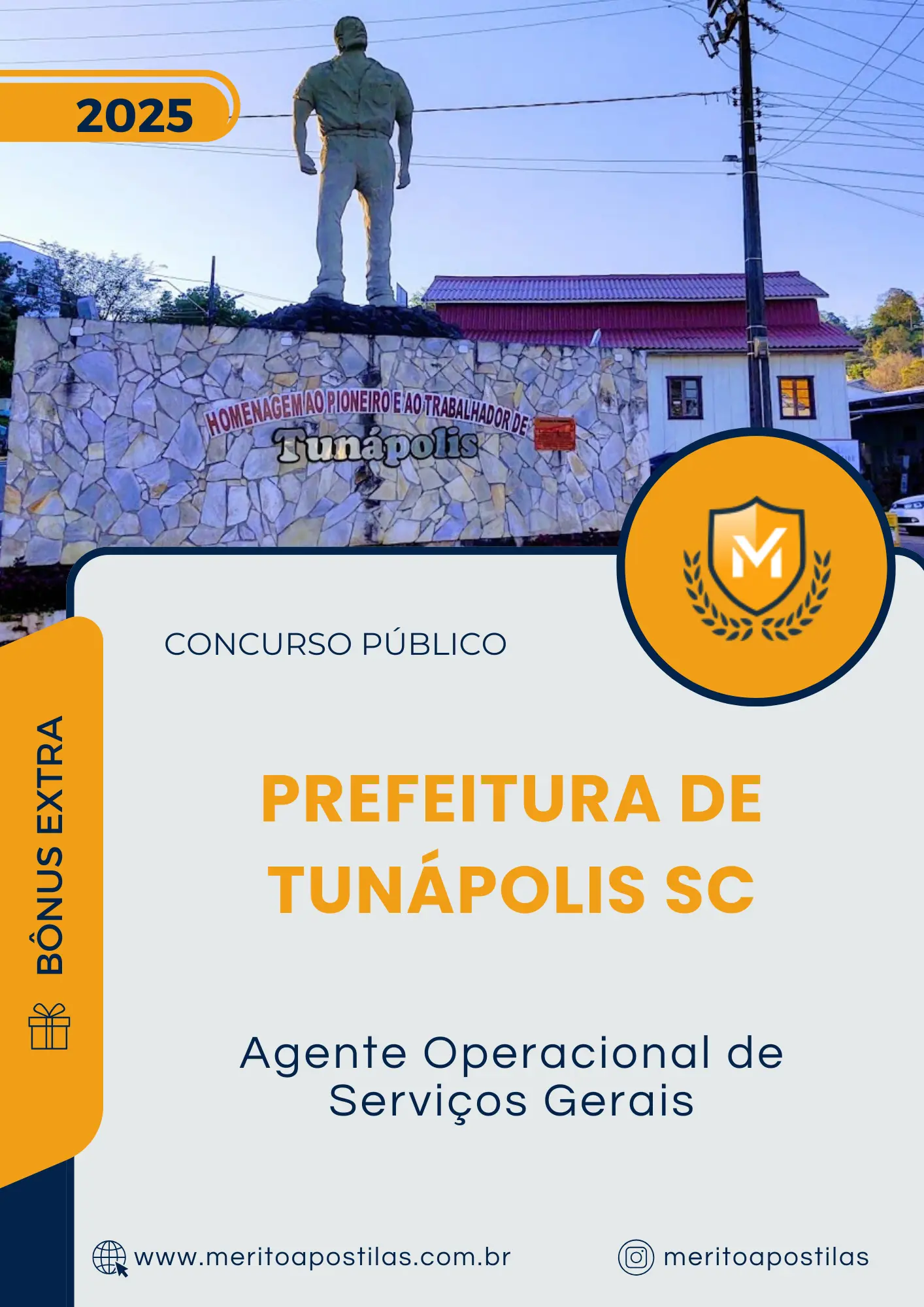 Apostila Agente Operacional de Serviços Gerais Prefeitura de Tunápolis SC 2025
