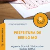 Apostila Agente Social Educador Social CRAS Prefeitura de Berilo MG 2025