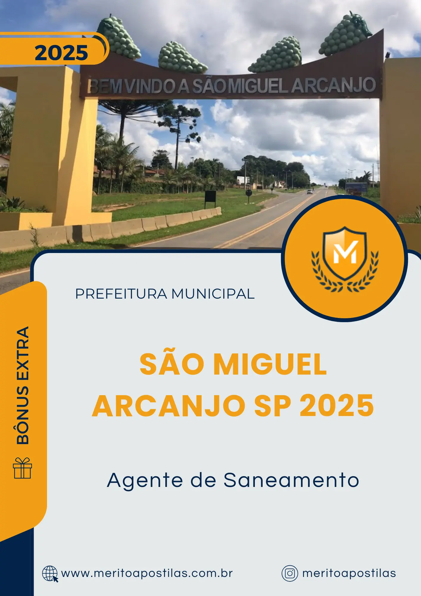Apostila Agente de Saneamento Prefeitura de São Miguel Arcanjo SP 2025
