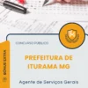 Apostila Agente de Serviços Gerais Prefeitura de Iturama MG 2025
