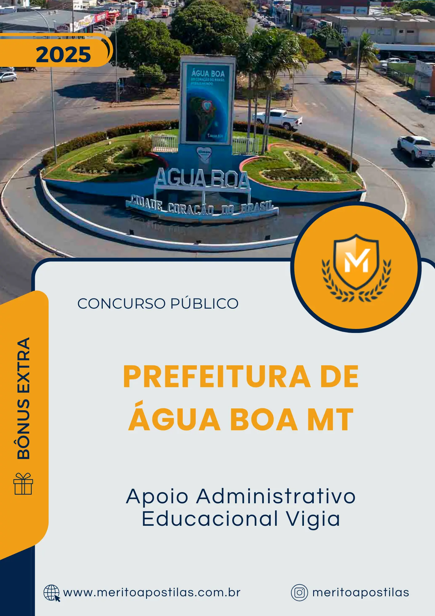 Apostila Apoio Administrativo Educacional Vigia Prefeitura de Água Boa MT 2025