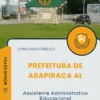 Apostila Assistente Administrativo Educacional Prefeitura de Arapiraca AL 2025