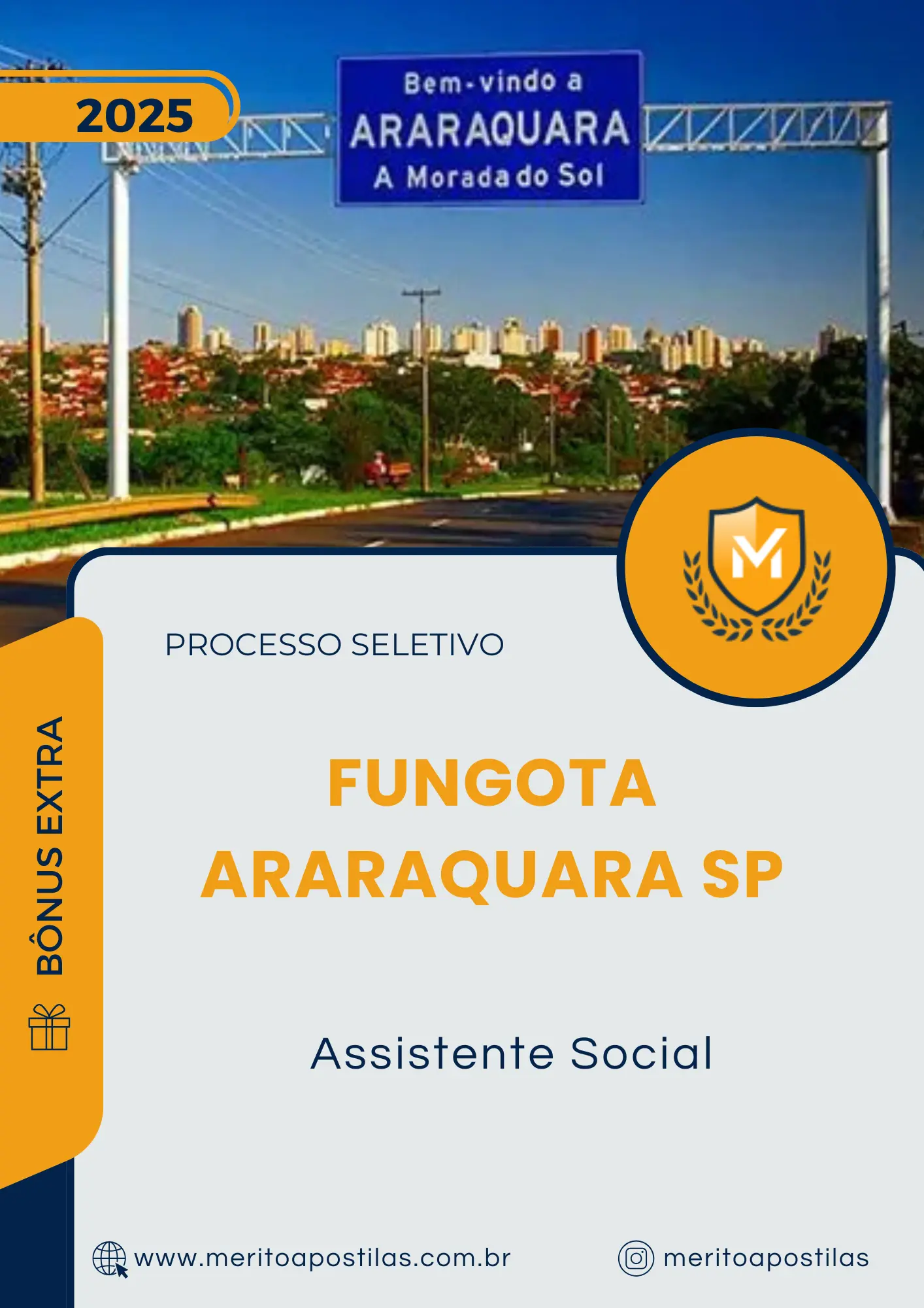 Apostila Assistente Social Processo Seletivo Fungota Araraquara SP 2025