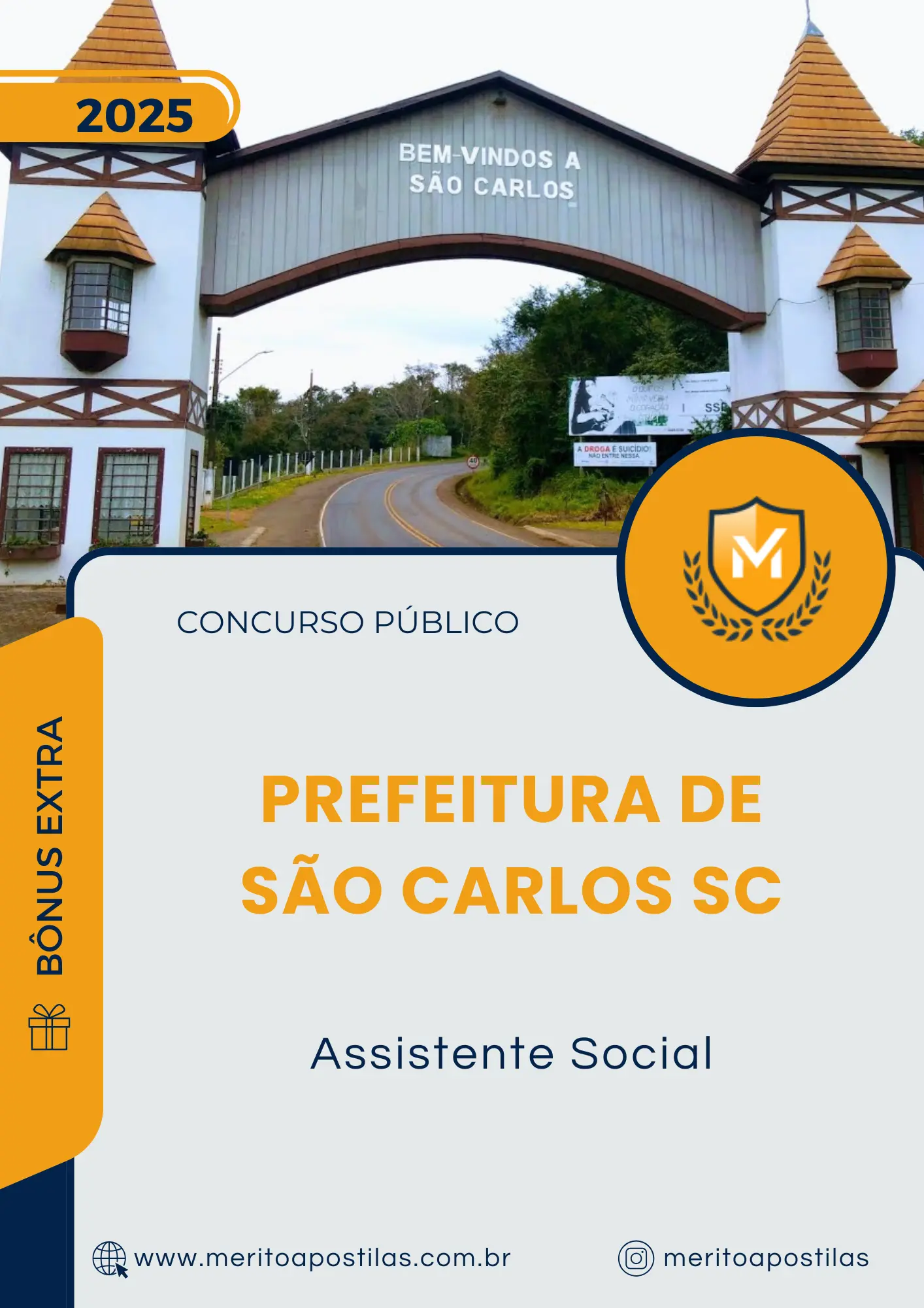 Apostila Assistente Social Prefeitura de São Carlos SC 2025