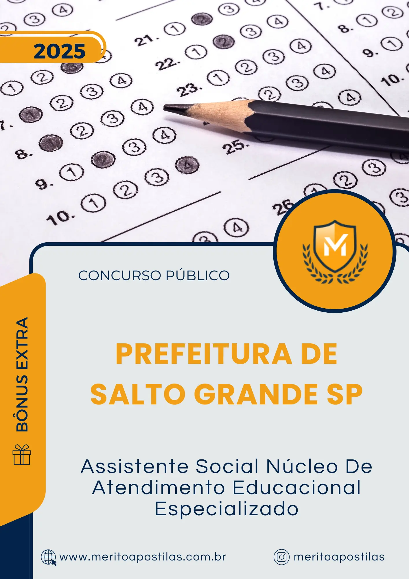 Apostila Assistente Social Núcleo De Atendimento Educacional Especializado Prefeitura de Salto Grande SP 2025