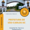Apostila Assistente Técnico Pedagógico Prefeitura de São Carlos SC 2025