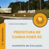 Apostila Assistente de Educação Prefeitura de Cunha Porã SC 2025