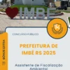 Apostila Assistente de Fiscalização Ambiental Prefeitura de Imbé RS 2025