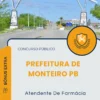 Apostila Atendente De Farmácia Prefeitura de Monteiro PB 2025