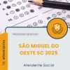 Apostila Atendente Social Prefeitura de São Miguel do Oeste SC 2025