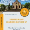 Apostila Atendente Técnico De Farmácia Prefeitura de Mineiros do Tietê SP 2025