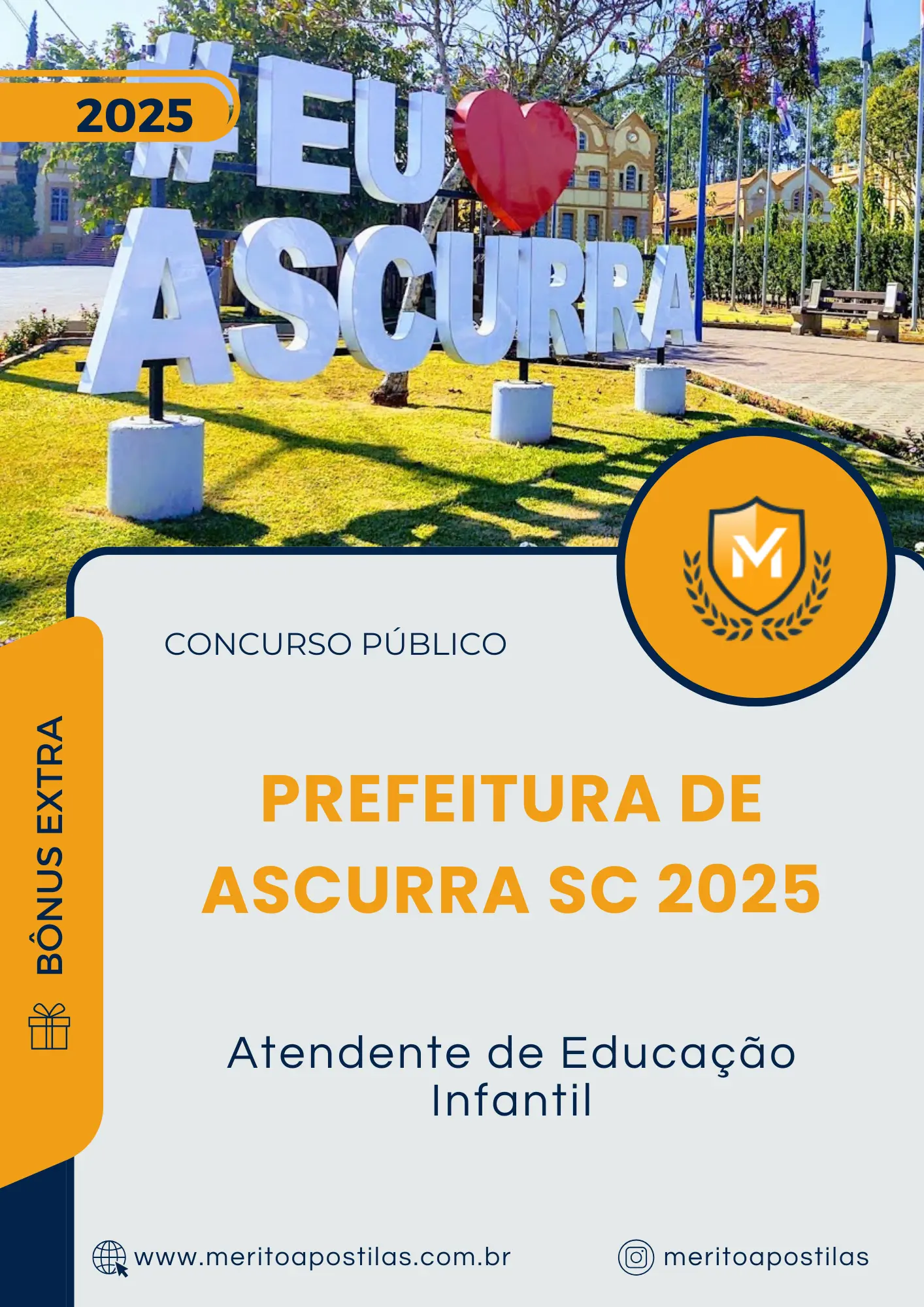 Apostila Atendente de Educação Infantil Prefeitura de Ascurra SC 2025