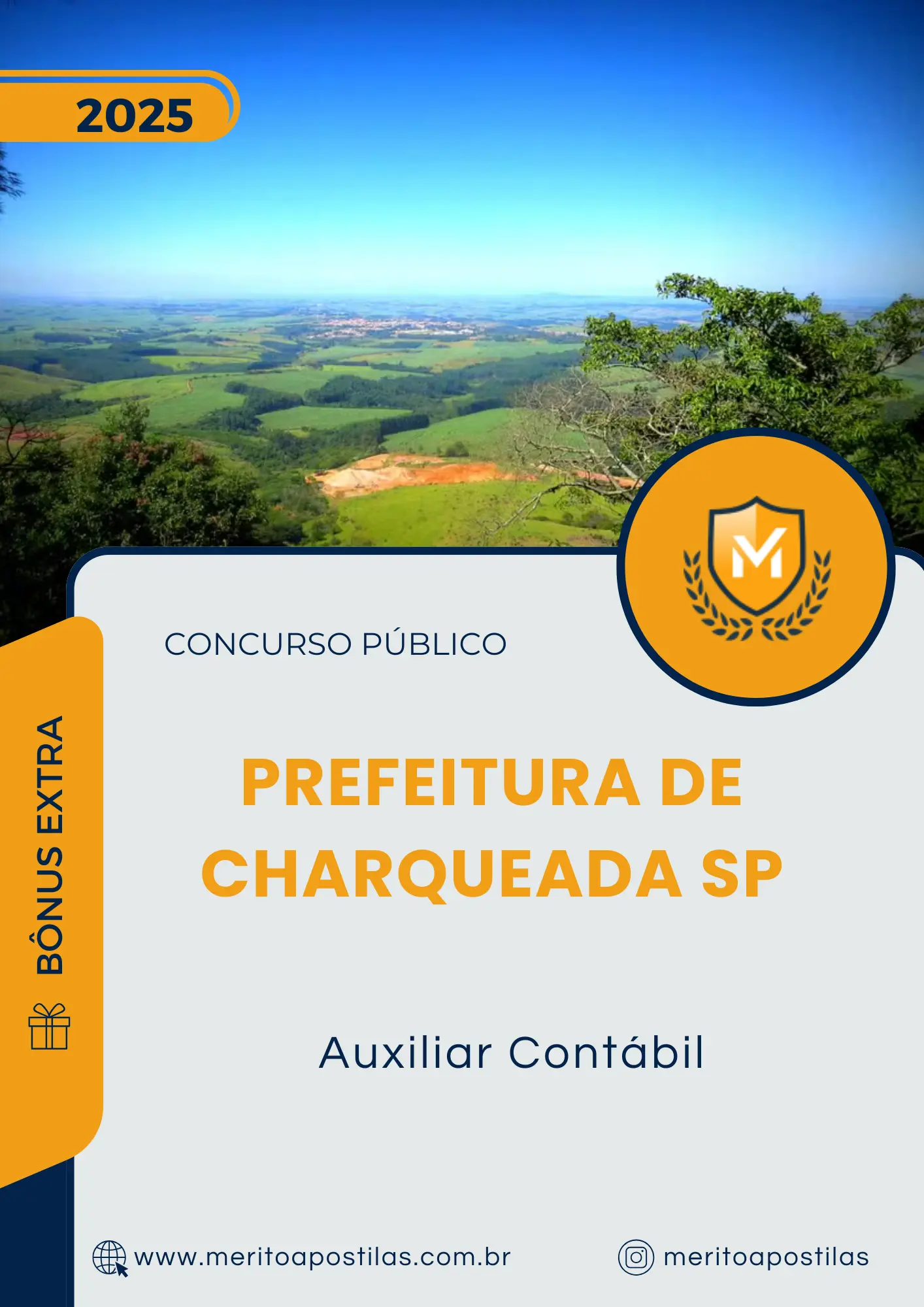 Apostila Auxiliar Contábil Prefeitura de Charqueada SP 2025