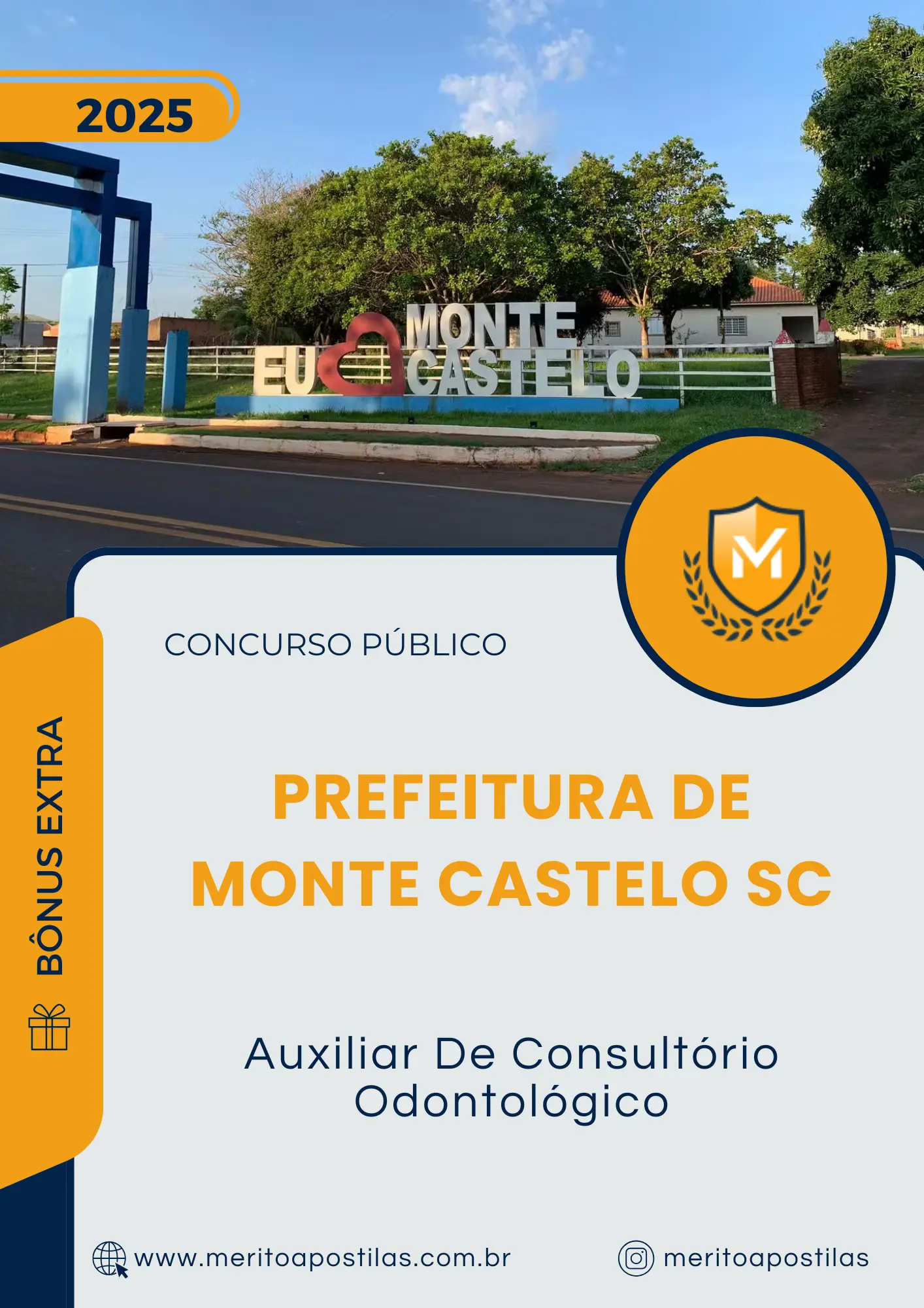 Apostila Auxiliar De Consultório Odontológico Prefeitura de Monte Castelo SC 2025