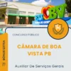 Apostila Auxiliar De Serviços Gerais Câmara de Boa Vista PB 2025