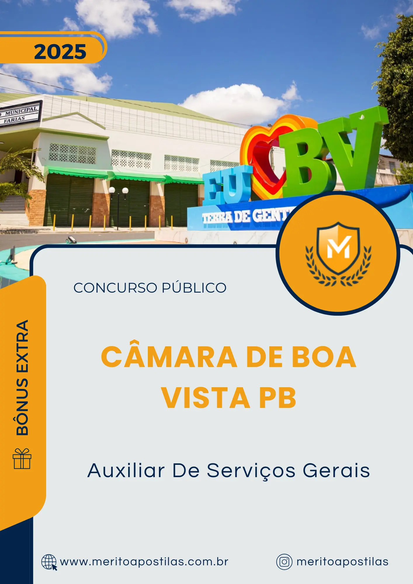 Apostila Auxiliar De Serviços Gerais Câmara de Boa Vista PB 2025