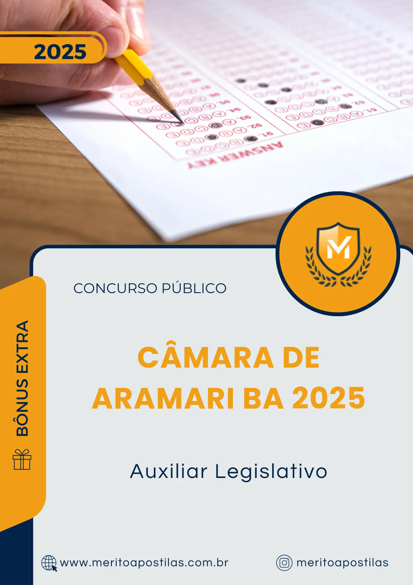 Apostila Auxiliar Legislativo Câmara de Aramari BA 2025